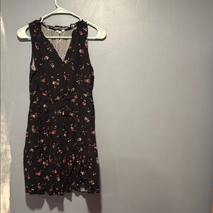 GAP Black Floral Mini Dress